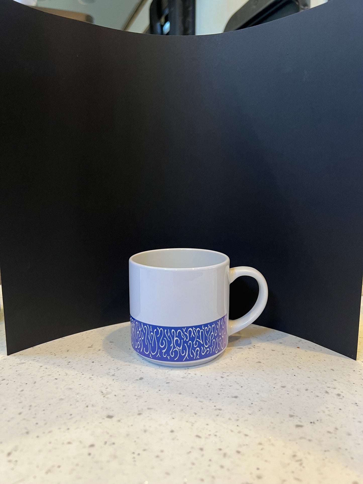 Inevitable Passage of Time Indigo Ceramic Mugs 10 oz. (Set of 4)