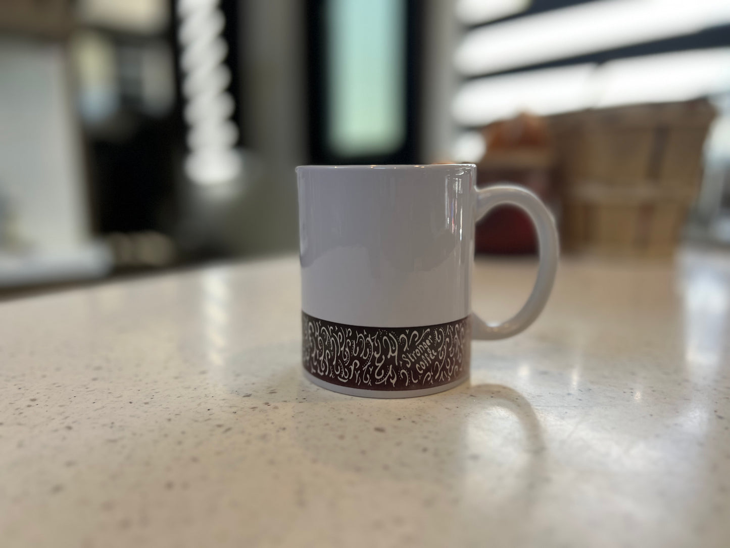 Strong, Stronger, and Spiked Coffee Mugs 12 Oz.