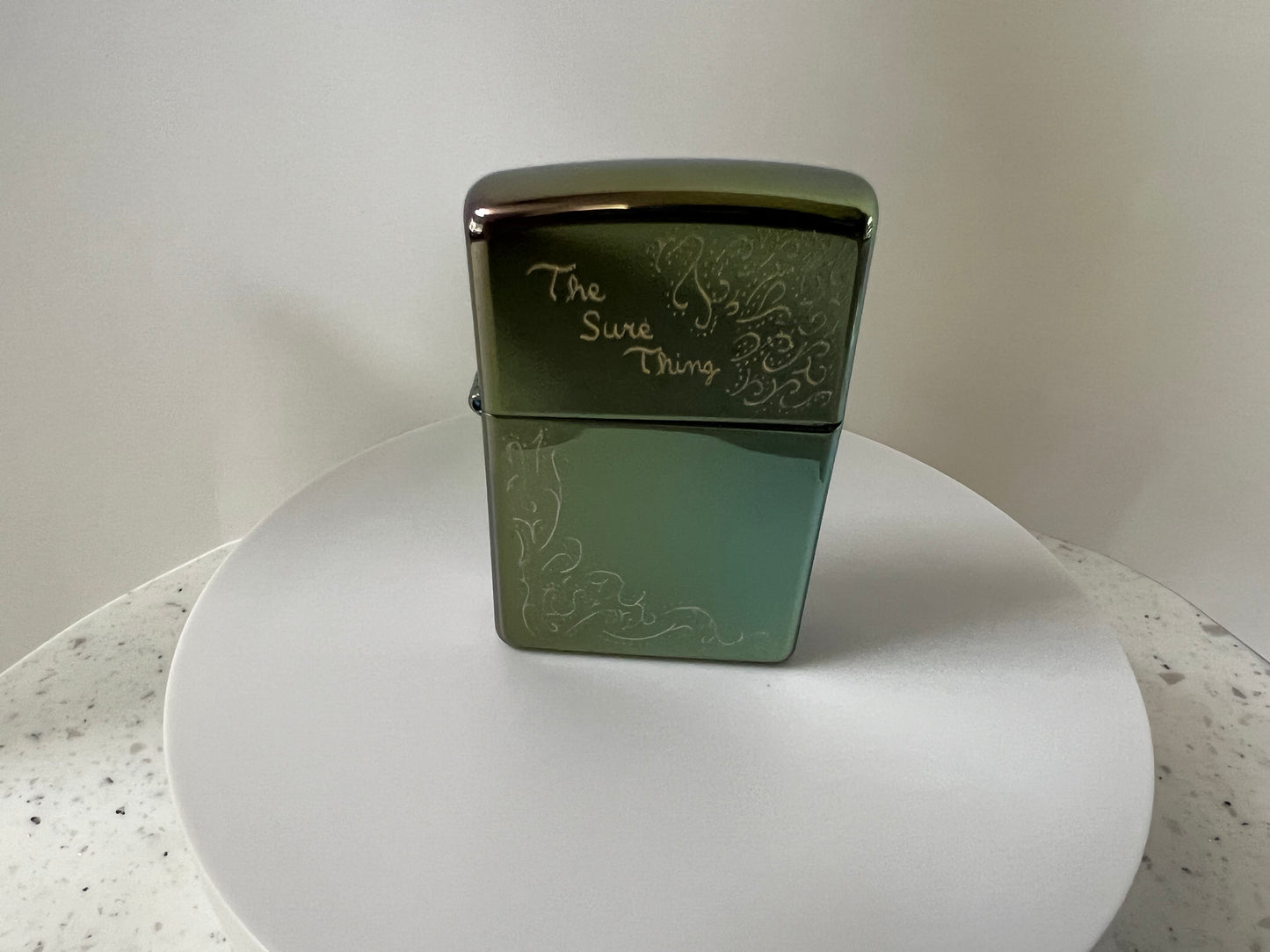 Custom High Polish Chameleon Zippo (The Sure Thing)
