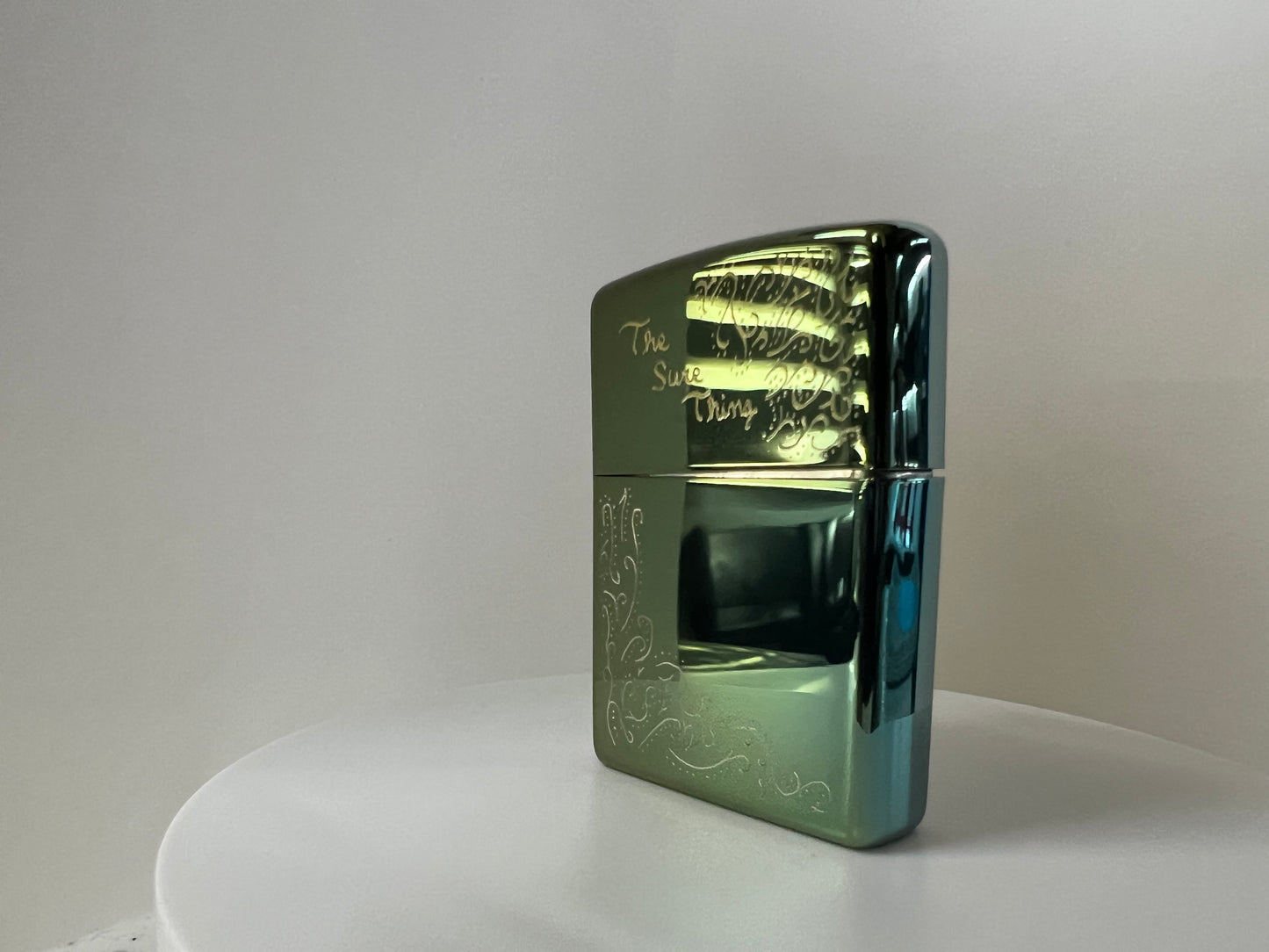 Custom High Polish Chameleon Zippo (The Sure Thing)
