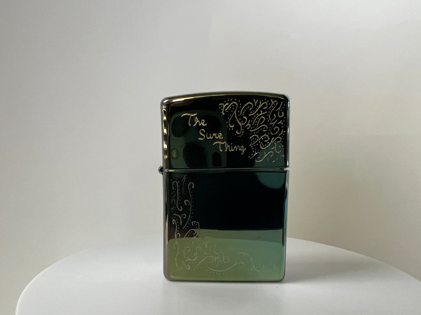 Custom High Polish Chameleon Zippo (The Sure Thing)