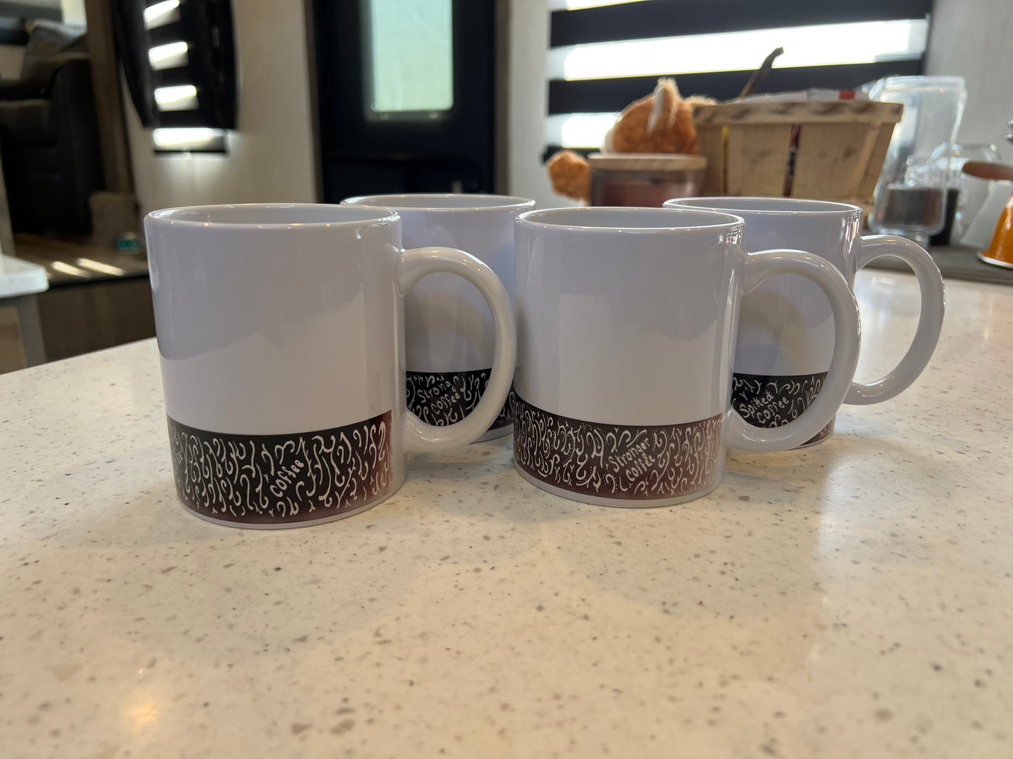 Strong, Stronger, and Spiked Coffee Mugs 12 Oz.