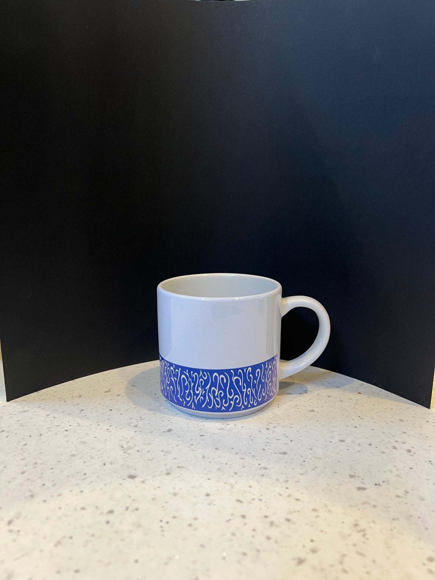 Inevitable Passage of Time Indigo Ceramic Mugs 10 oz. (Set of 4)