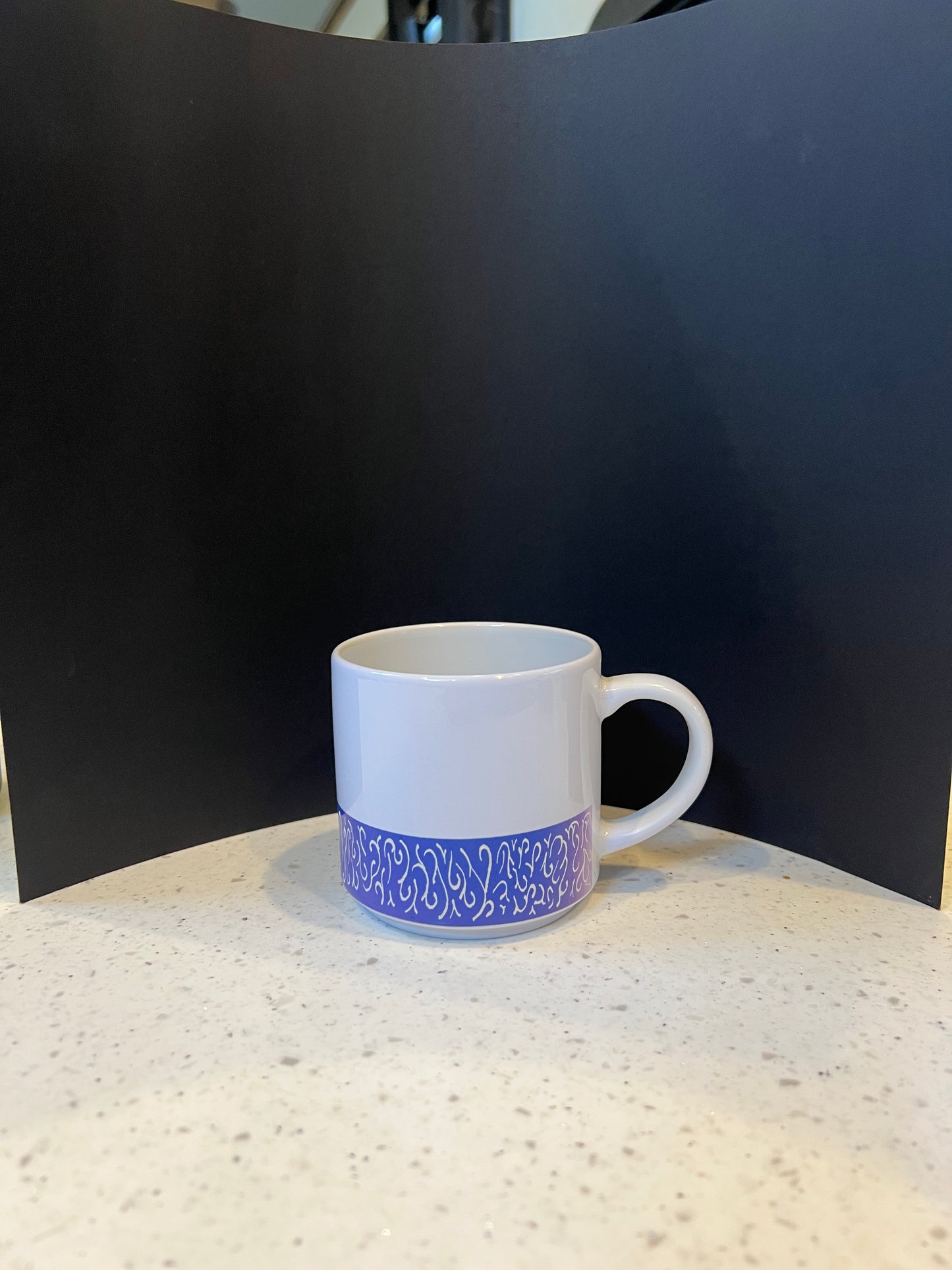 Inevitable Passage of Time Indigo Ceramic Mugs 10 oz. (Set of 4)