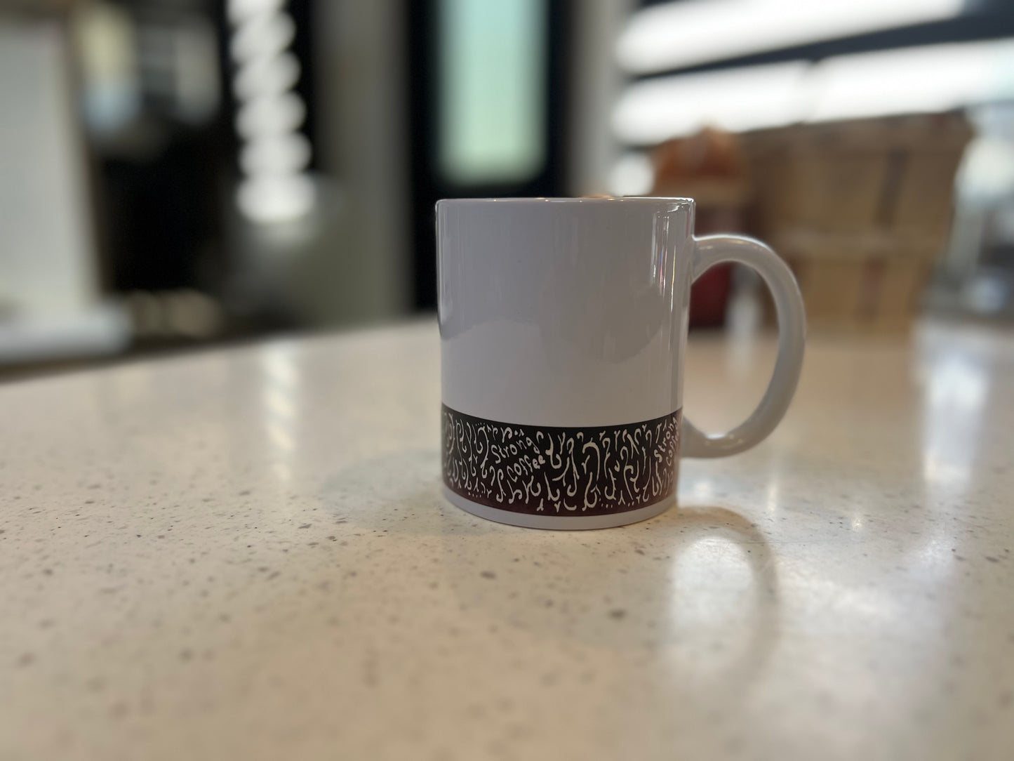 Strong, Stronger, and Spiked Coffee Mugs 12 Oz.