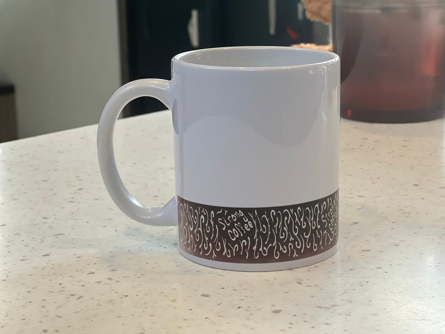 Strong, Stronger, and Spiked Coffee Mugs 12 Oz.