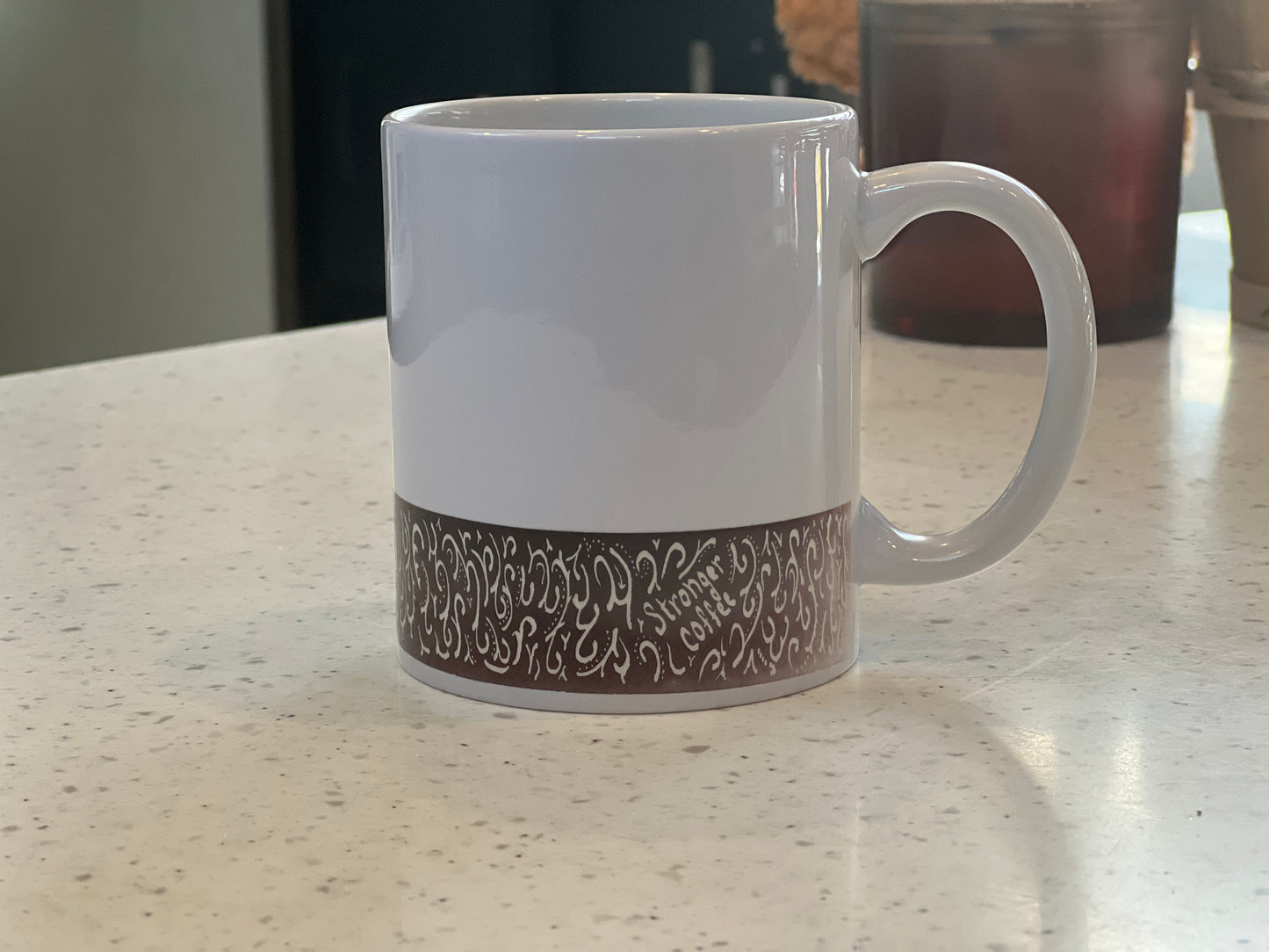 Strong, Stronger, and Spiked Coffee Mugs 12 Oz.